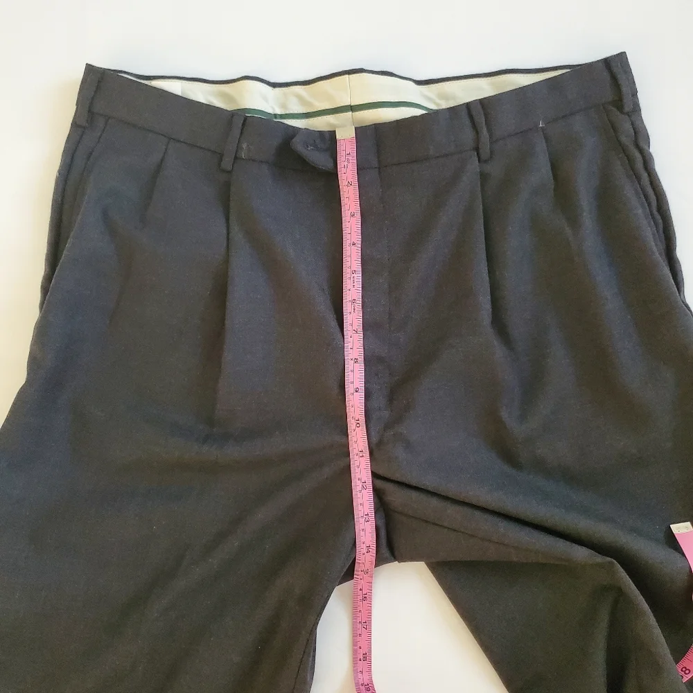 Bill Blass Menswear black/gray formal suit pants - Picture 8 of 14